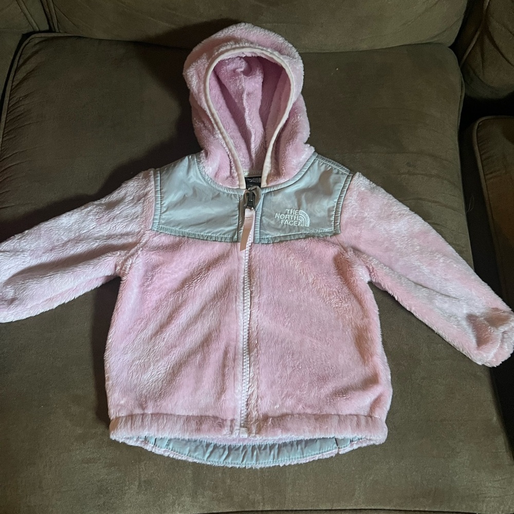 The North Face oso fleece hoodie, 6-12 months